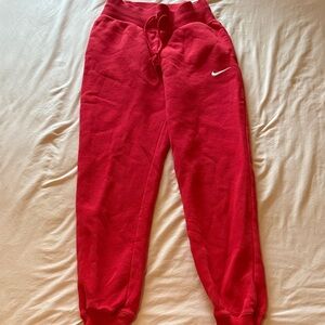 Nike Bright Red Joggers